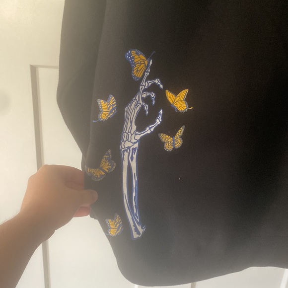 Cloakbrand x Day of the dead edition hoodie XL 80% Cotten 20% polyester - Picture 3 of 4